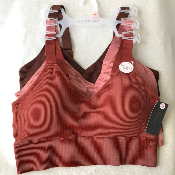 Danskin Intimates BRAS, Removable Pads, 3-set ,Size : 2XL MSRP: $54 - Picture 1 of 8
